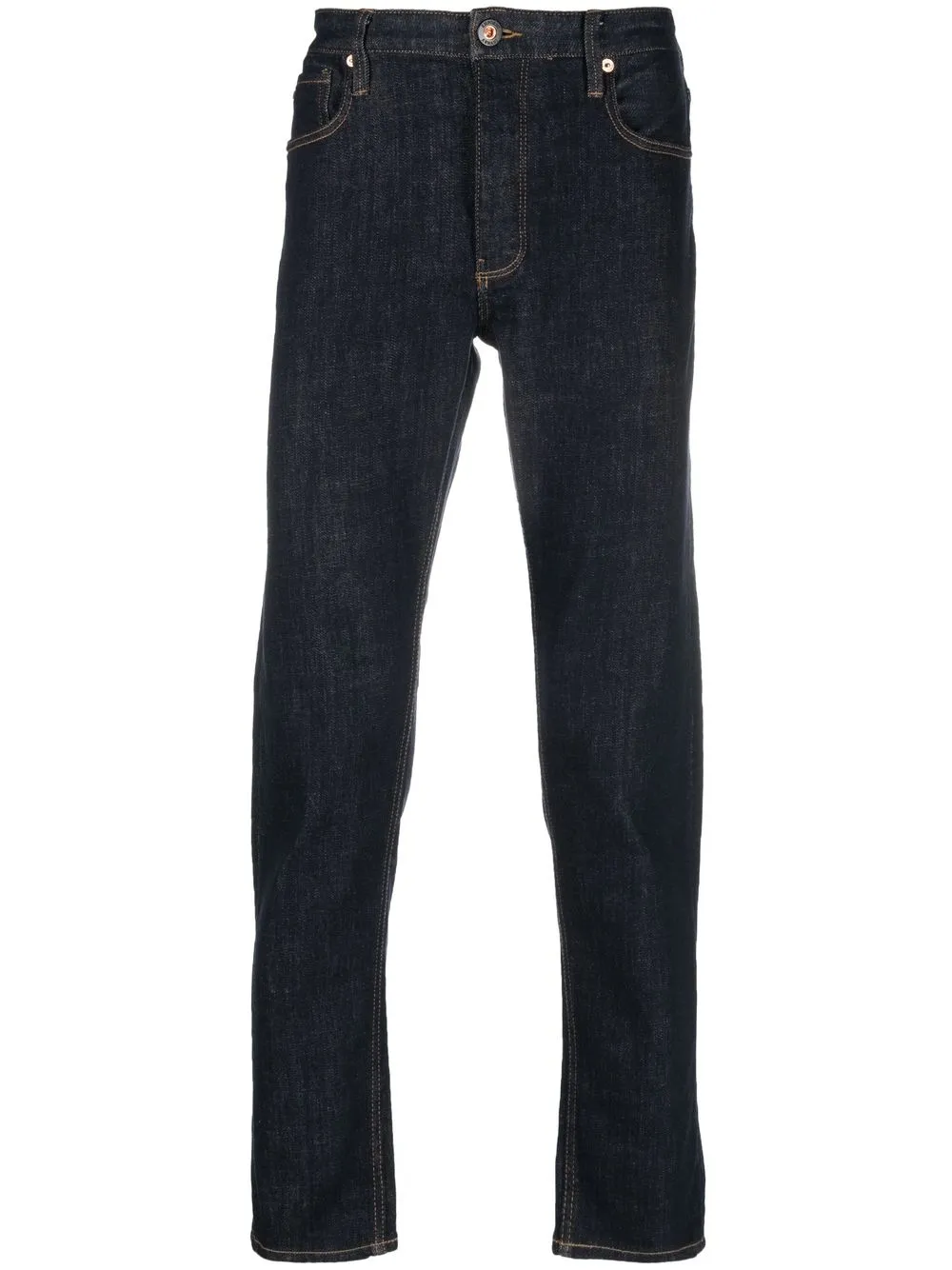 

Emporio Armani jeans slim con bolsillos - Azul