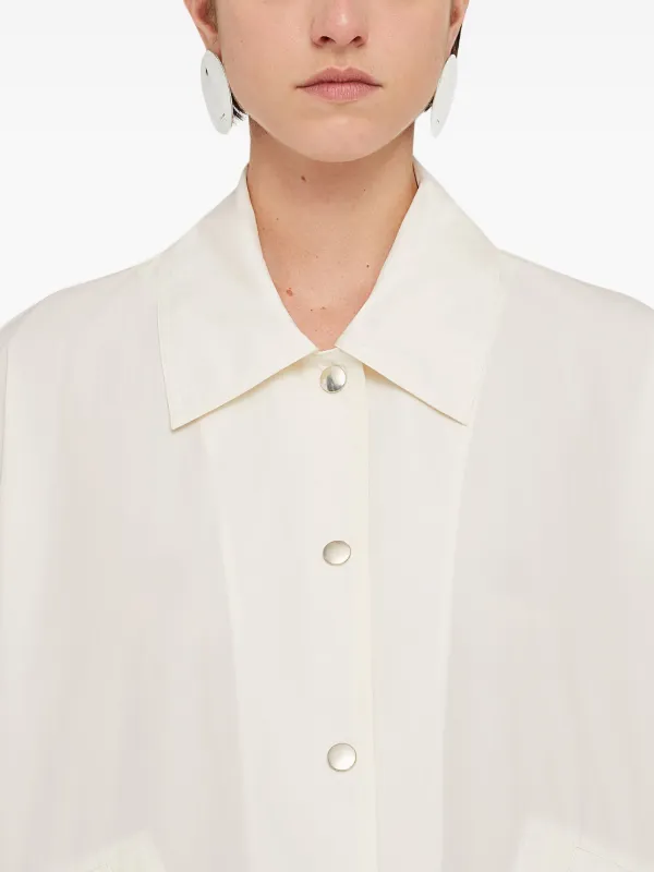 Jil Sander シャツジャケット | ホワイト | FARFETCH JP