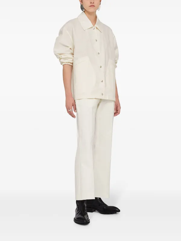 Jil Sander シャツジャケット | ホワイト | FARFETCH JP