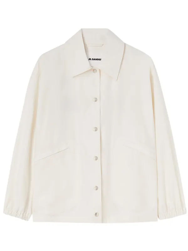 Jil Sander シャツジャケット | ホワイト | FARFETCH JP