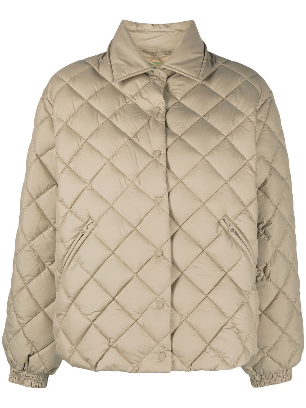 Save The Duck Erika Diamond-quilt Jacket In Neutrals | ModeSens