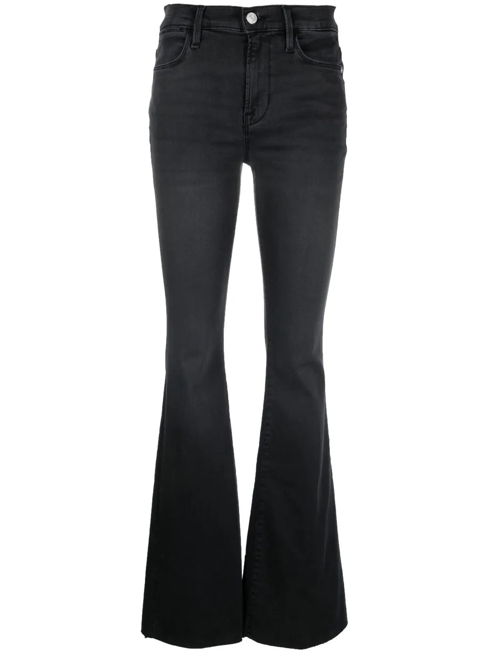 

FRAME Le High flared jeans - Black