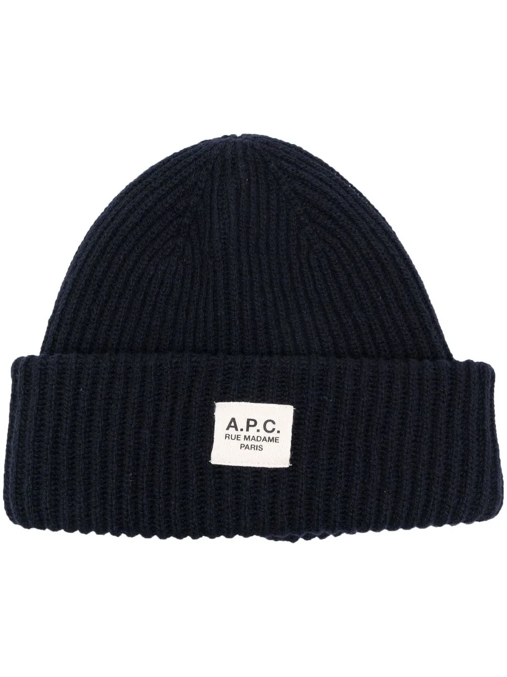 

A.P.C. ribbed-knit beanie - Azul