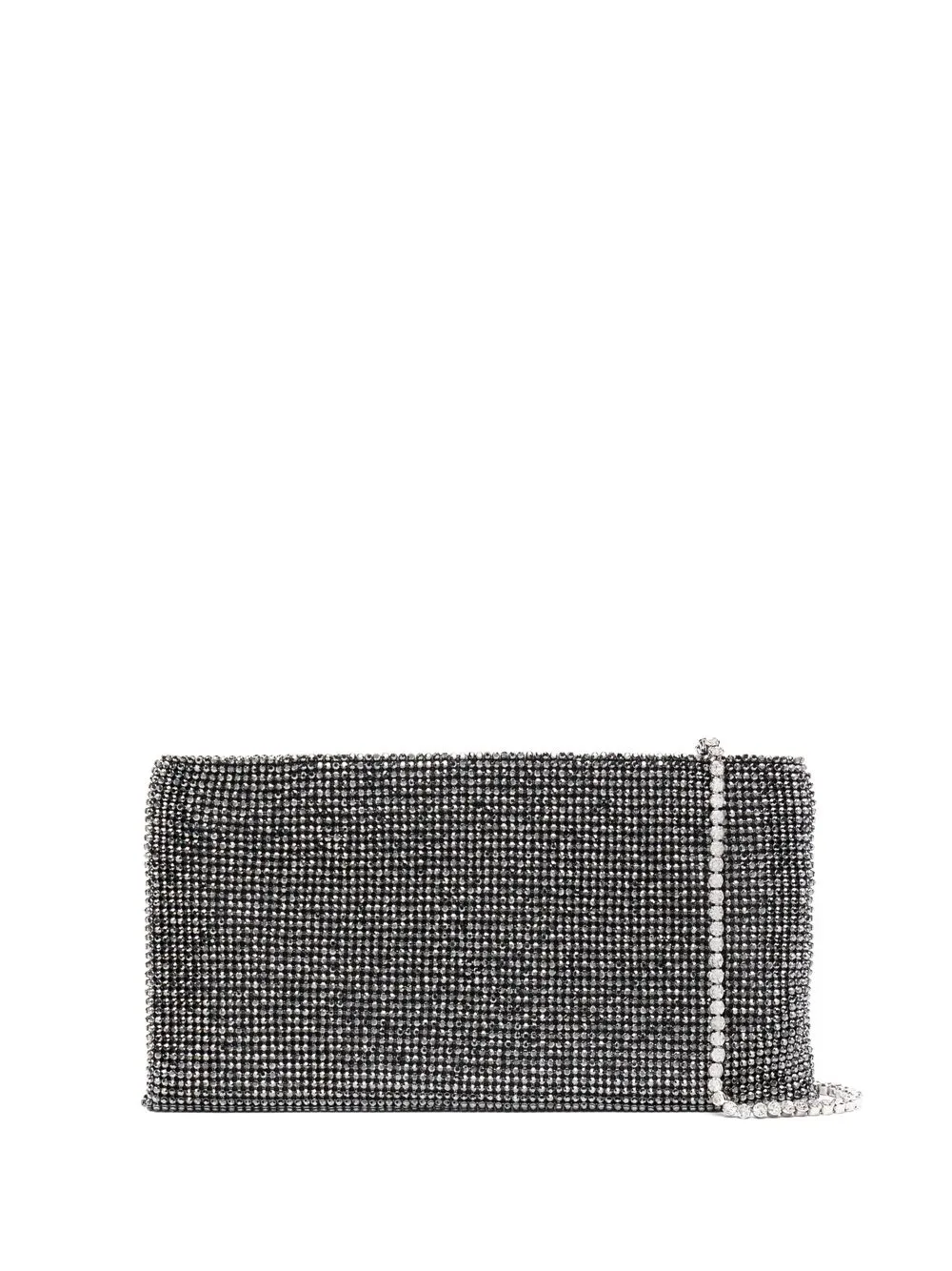 

Benedetta Bruzziches bolsa de mano con detalles de strass - Gris