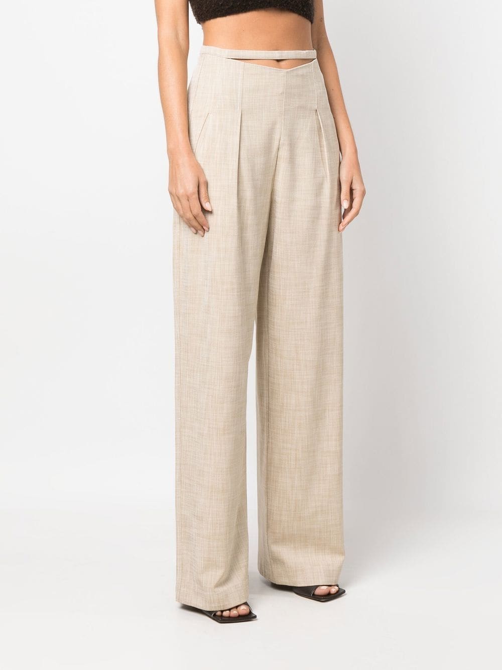 Cult Gaia cut-out wide-leg Trousers - Farfetch