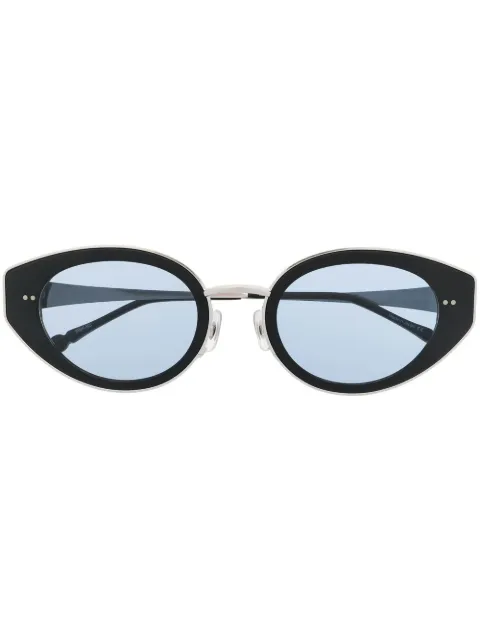 Matsuda oval-frame tinted sunglasses