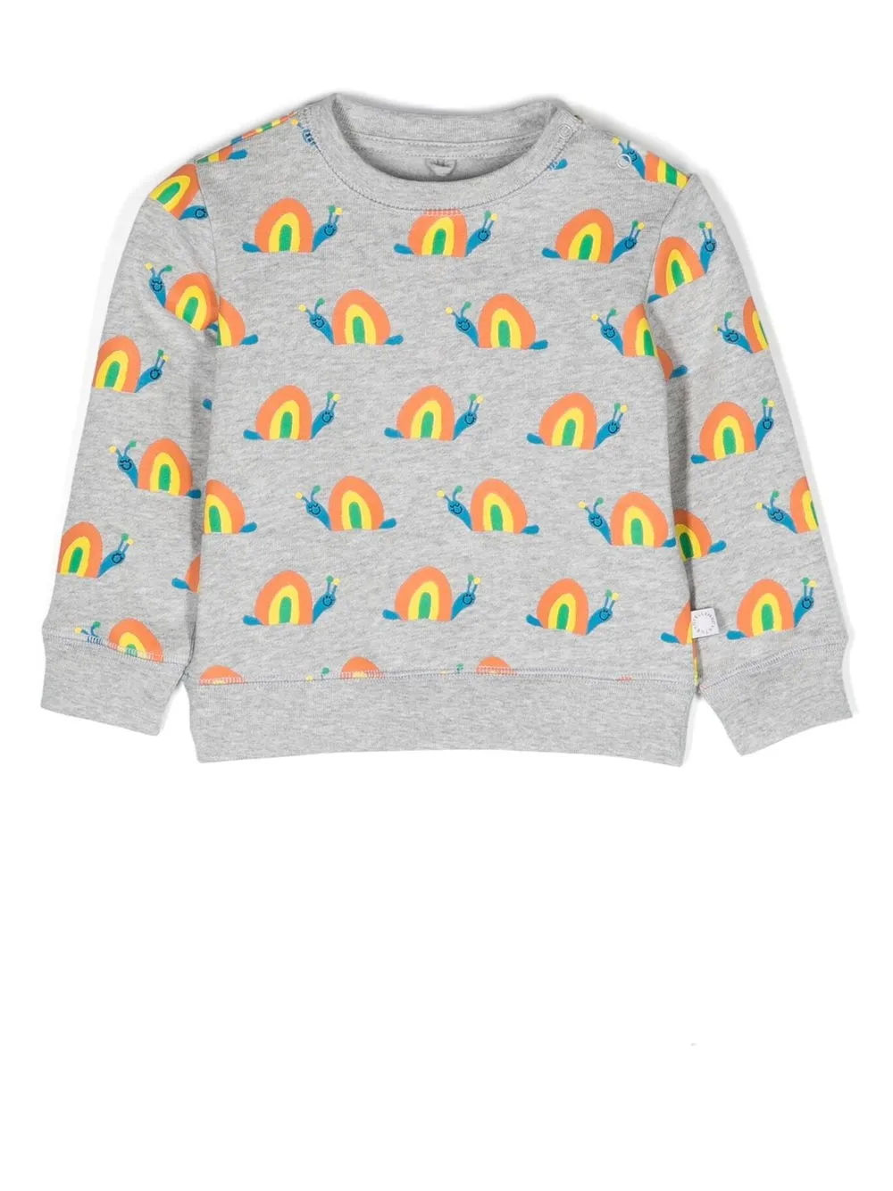 

Stella McCartney Kids sudadera con cuello redondo - Gris