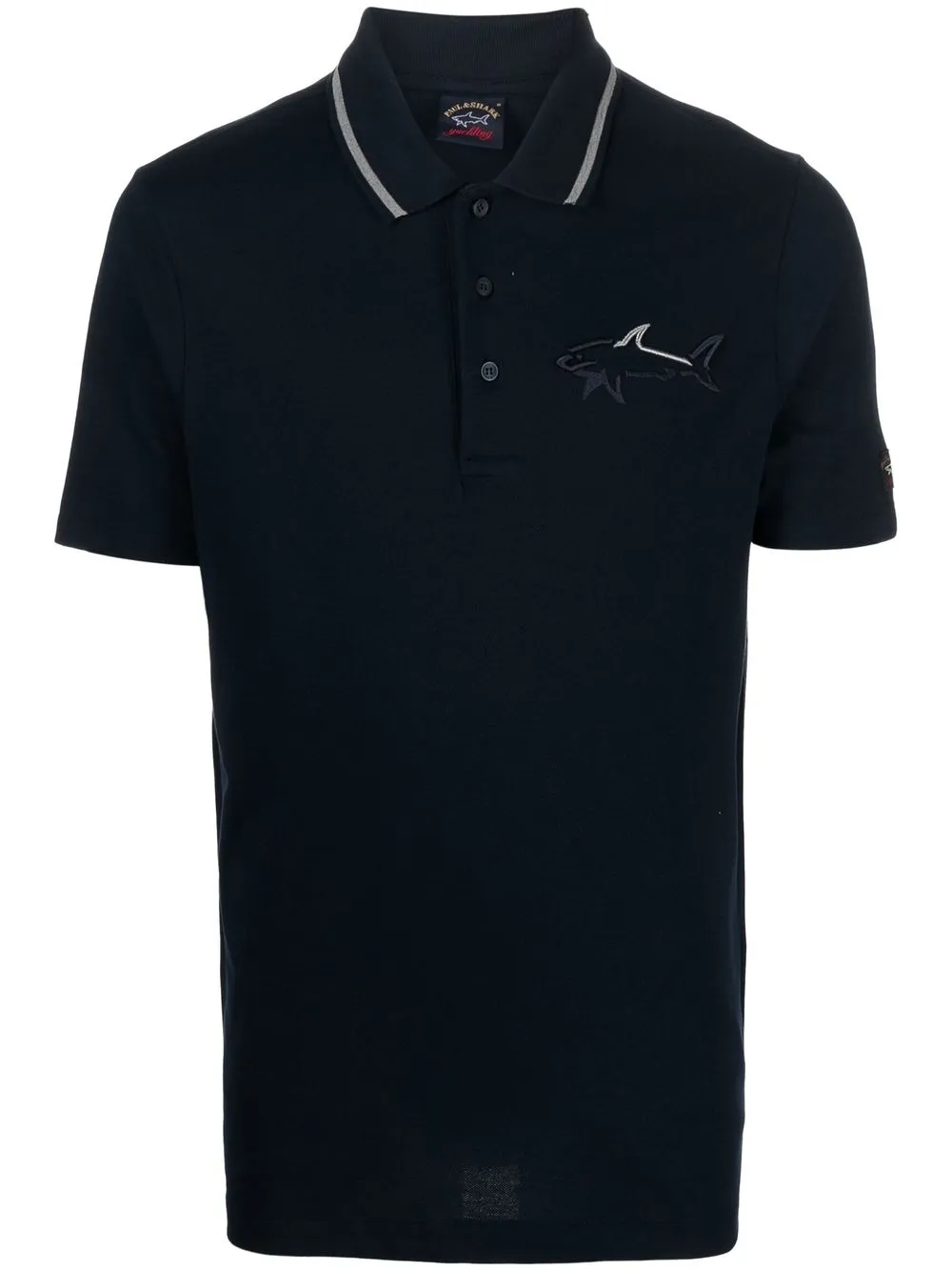 

Paul & Shark playera tipo polo con logo estampado - Azul