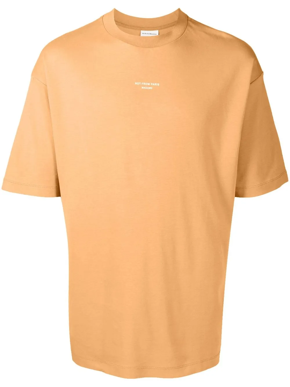 

Drôle De Monsieur playera con logo estampado - Naranja