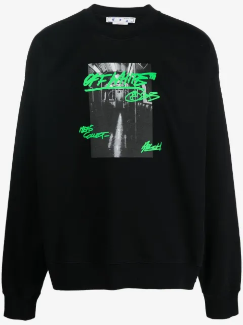 Off-White 图案印花卫衣