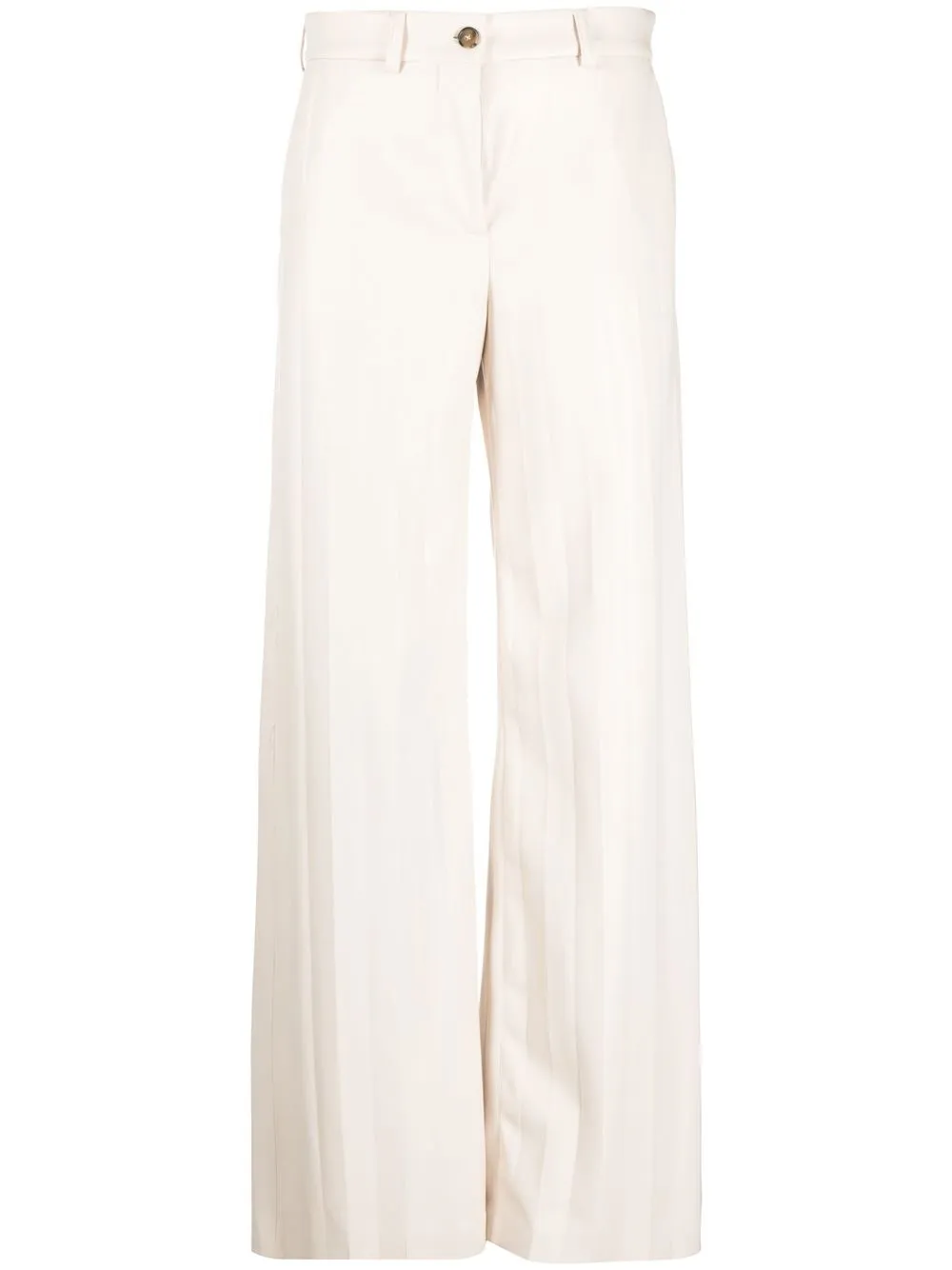 

MSGM high-waisted wide-leg trousers - Neutrals