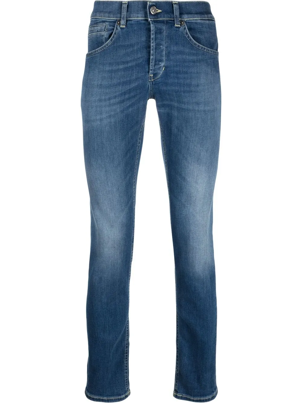 

DONDUP jeans stretch rectos con bolsillos - Azul