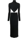 Amazuìn cut-out midi dress - Black