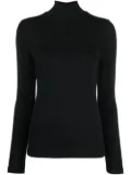 FRAME fine ribbed jumper - Black