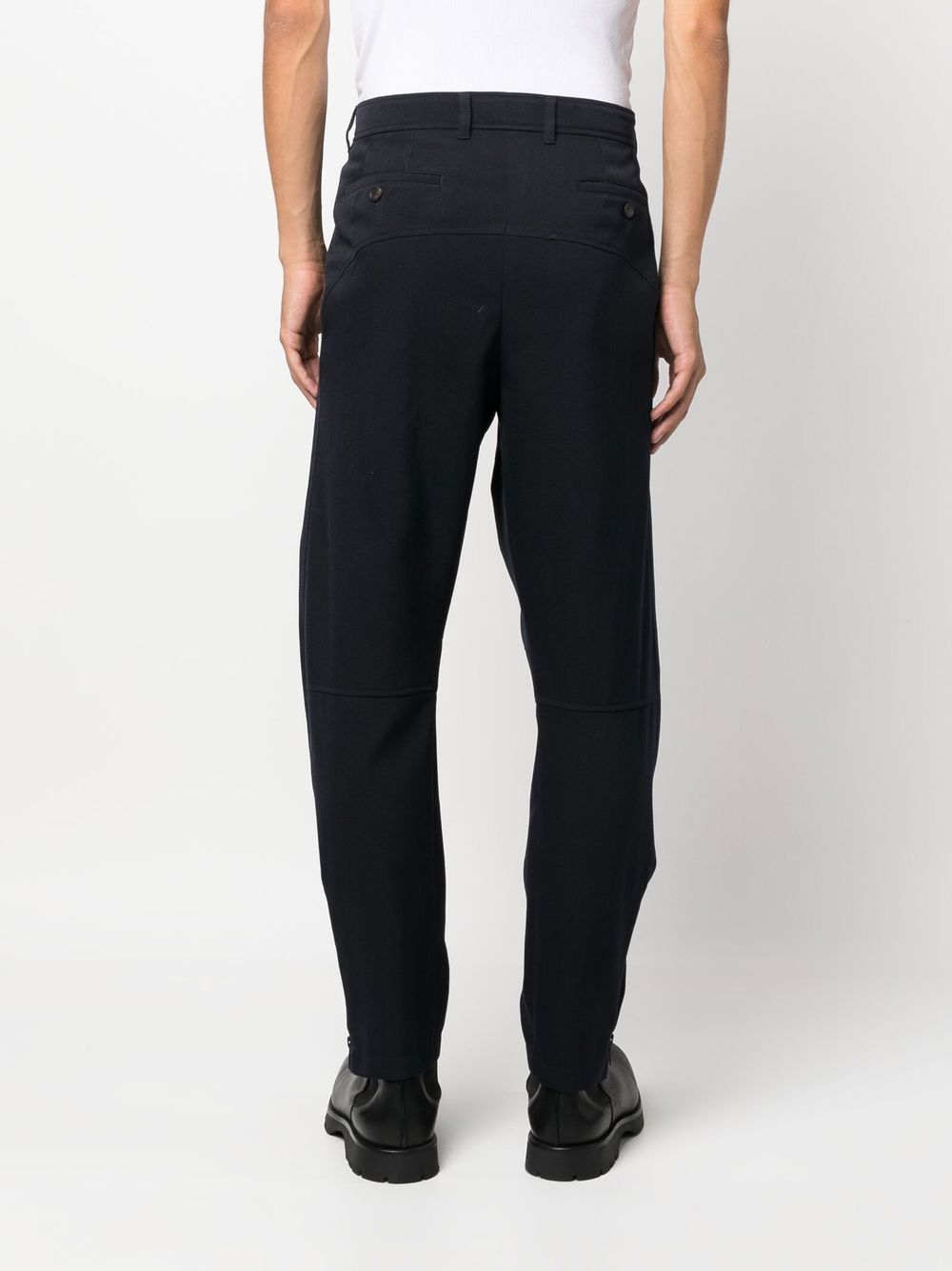 Shop Lanvin Slim-fit Trousers In Blau