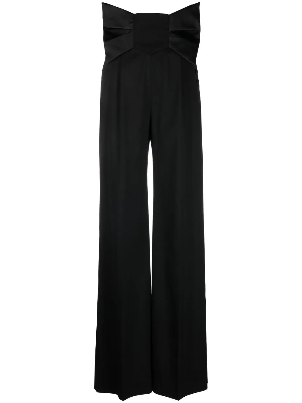 

Prune Goldschmidt pantalones anchos con detalle de moño - Negro