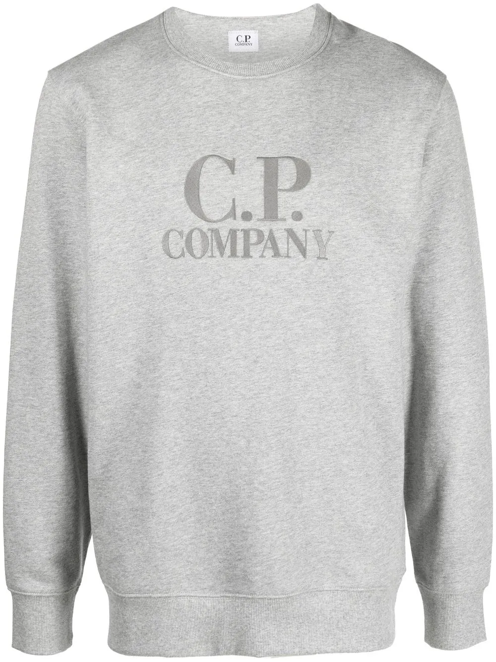 

C.P. Company sudadera con logo bordado - Gris