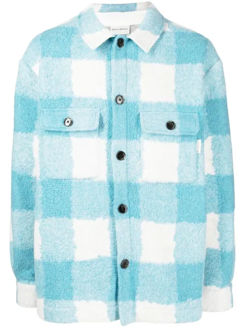 Drôle De Monsieur check shirt-jacket