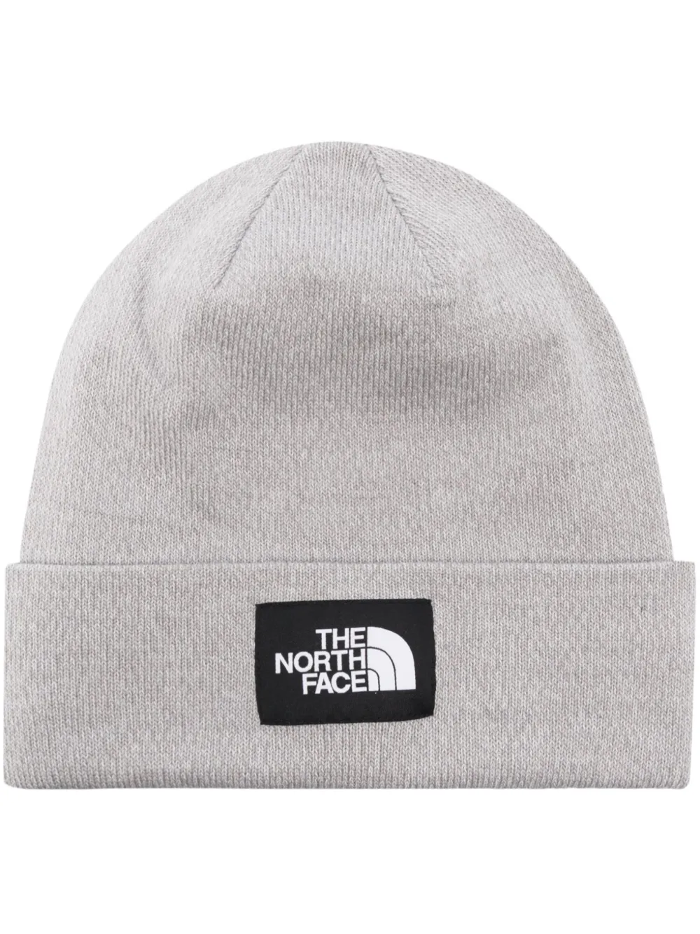 logo-patch knitted beanie