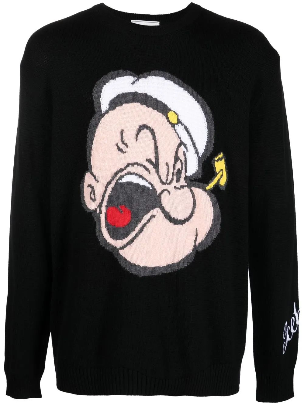 

Iceberg Popeye-print crew-neck jumper - Black