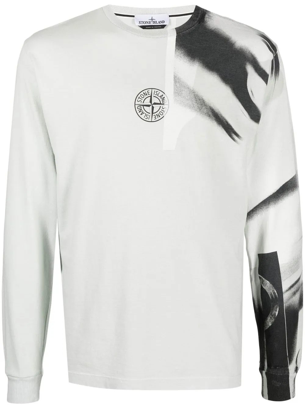 

Stone Island Motion Saturation Three-print T-shirt - Grey