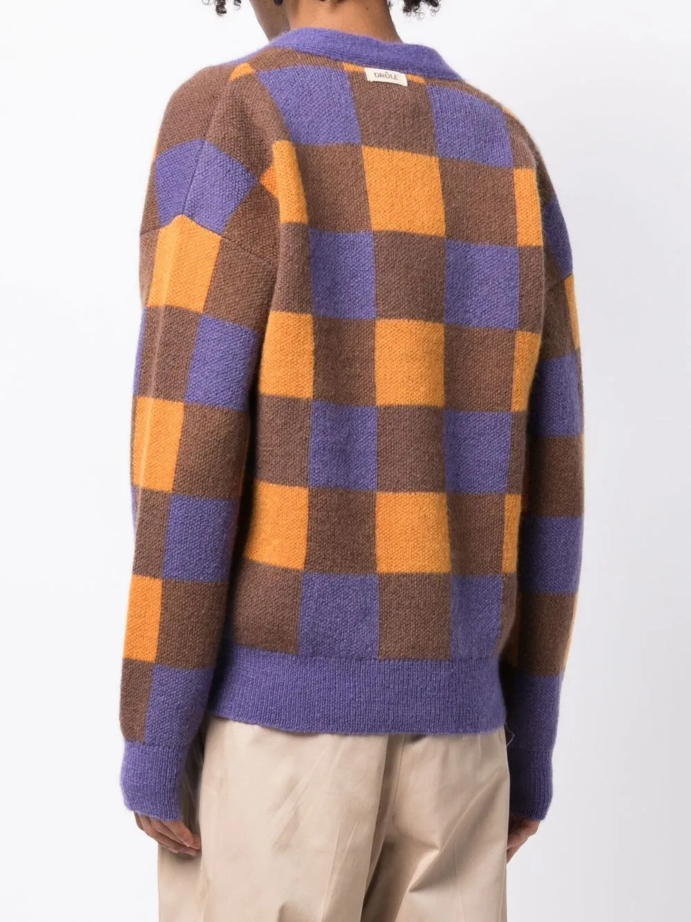 Affordable Marni checked mohair-blend cardigan Men