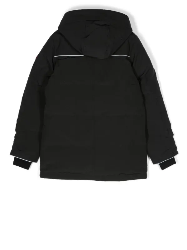 Canada Goose Kids logo patch Padded Coat Farfetch