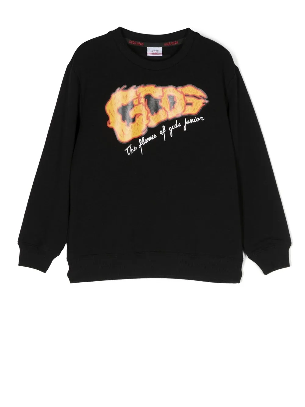 

Gcds Kids sudadera con logo estampado - Negro