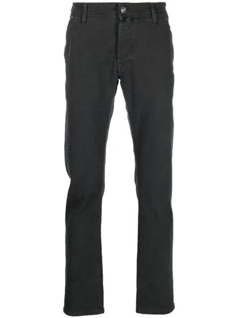 Jacob Cohën Dunkle Straight-Leg-Hose