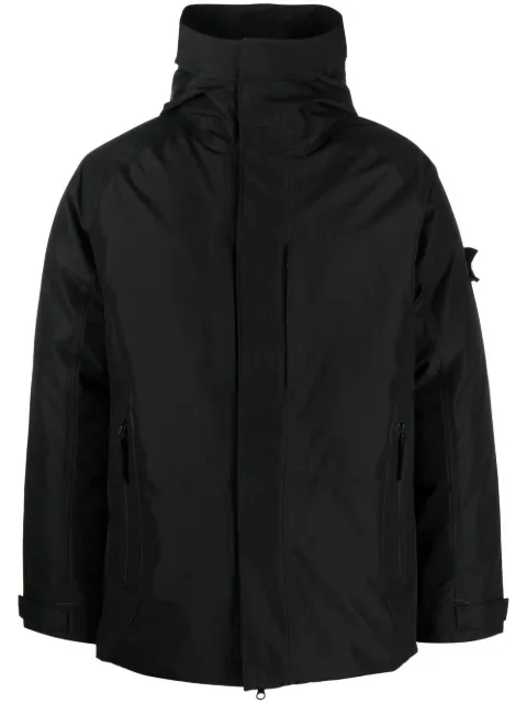 Compass hooded puffer jacket