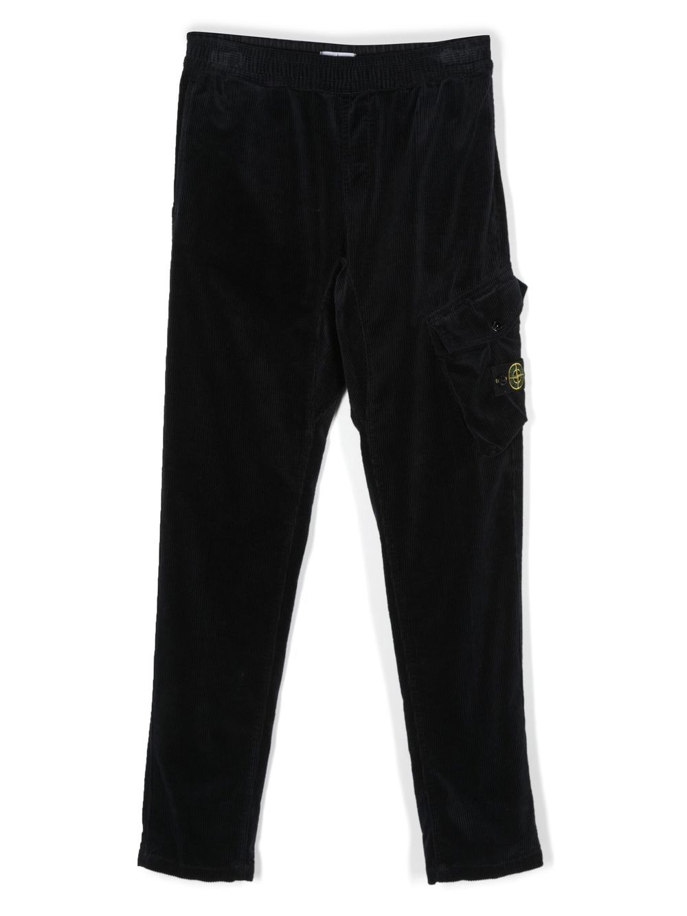 

Stone Island Junior pantalones con parche del logo - Azul