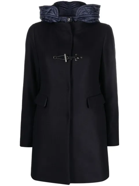Fay hooded duffle coat