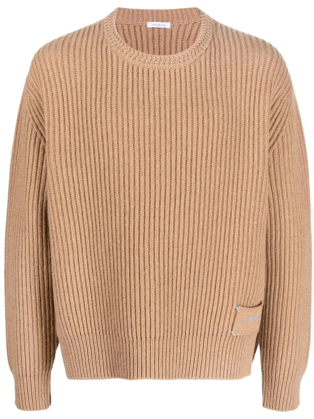 

Malo ribbed-knit cashmere jumper - Neutrals