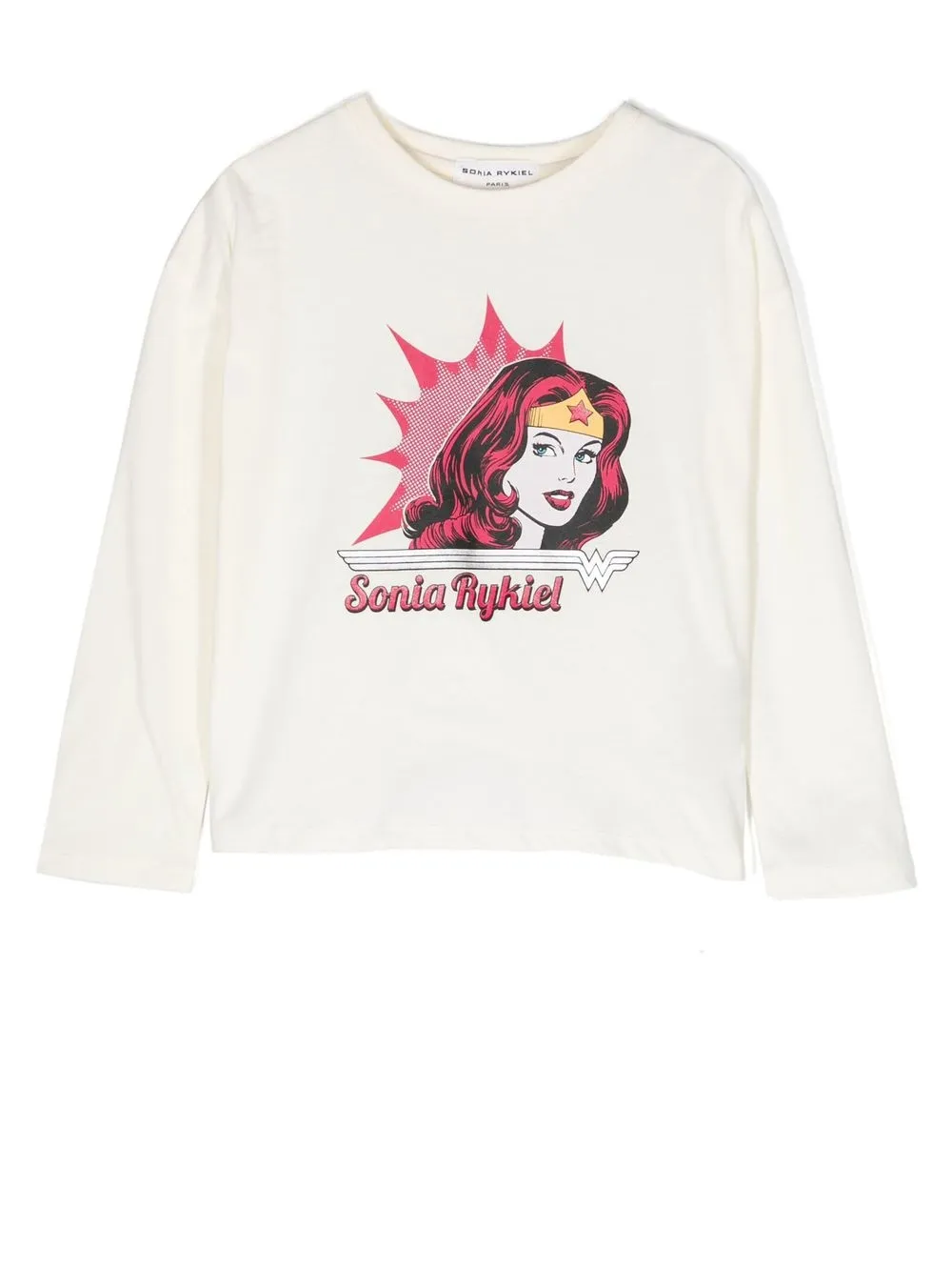 

SONIA RYKIEL ENFANT playera Wonder Woman de manga larga - Neutro