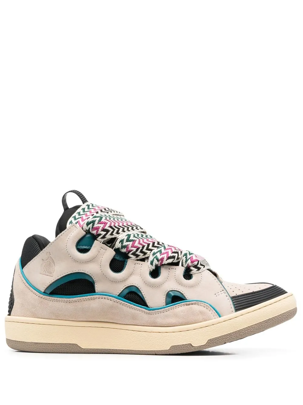 

Lanvin tenis bajos Curb - ECRU/BLACK