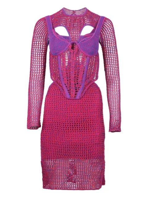 Dion Lee crochet-knit mini dress