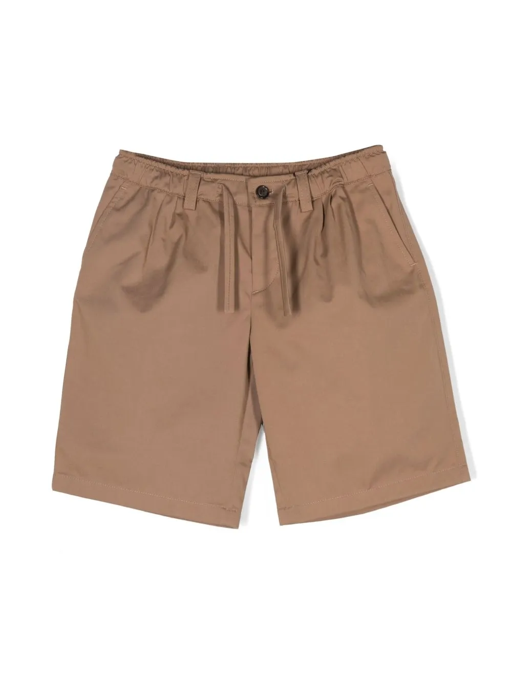 

Dolce & Gabbana Kids bermudas con placa del logo - Marrón