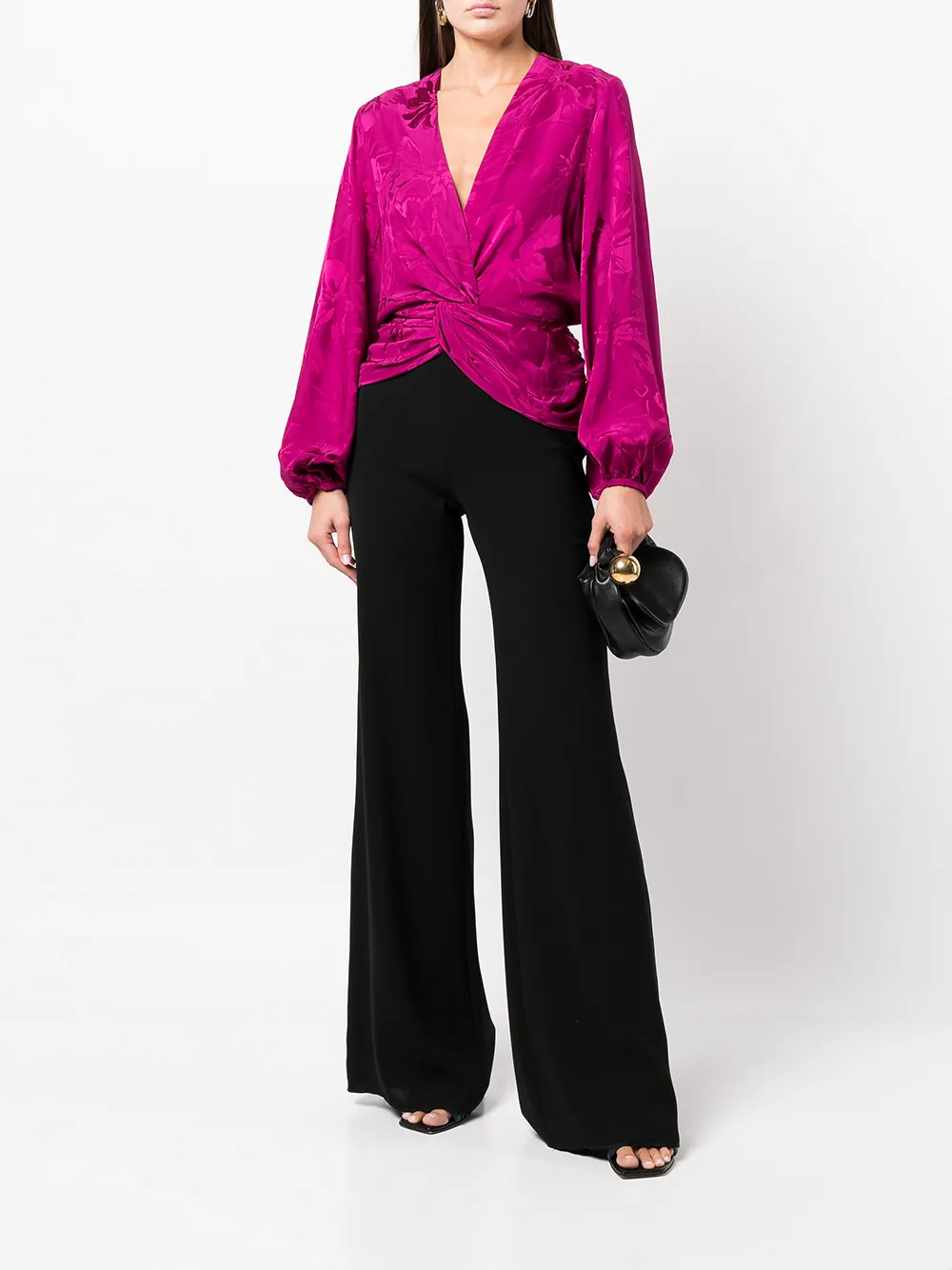 Silvia Tcherassi Blouse met bloemenprint - Roze