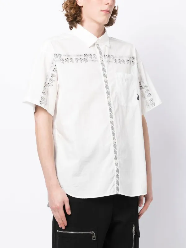 Neighborhood graphic-print short-sleeved Shirt | White | FARFETCH ZA