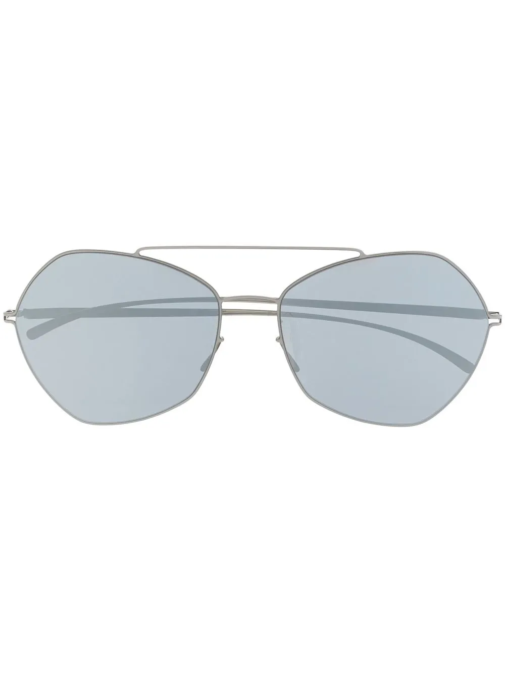 Mykita Round-frame Sunglasses In Silver