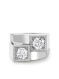 René Boivin platinum Art Deco Boivin Chevalier Style diamond ring - Silver