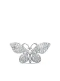 Pragnell Vintage Edwardian platinum diamond and pearl brooch - Silver