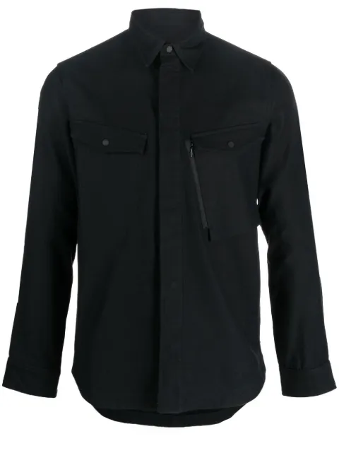 Maharishi band-collar shirt