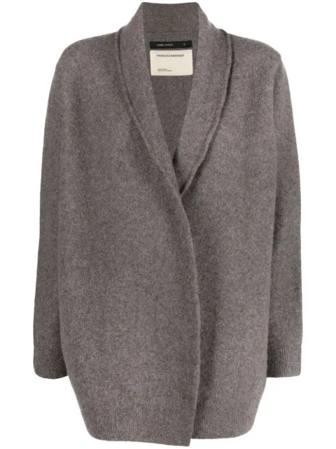 Frenckenberger felted-finish cashmere cardigan 