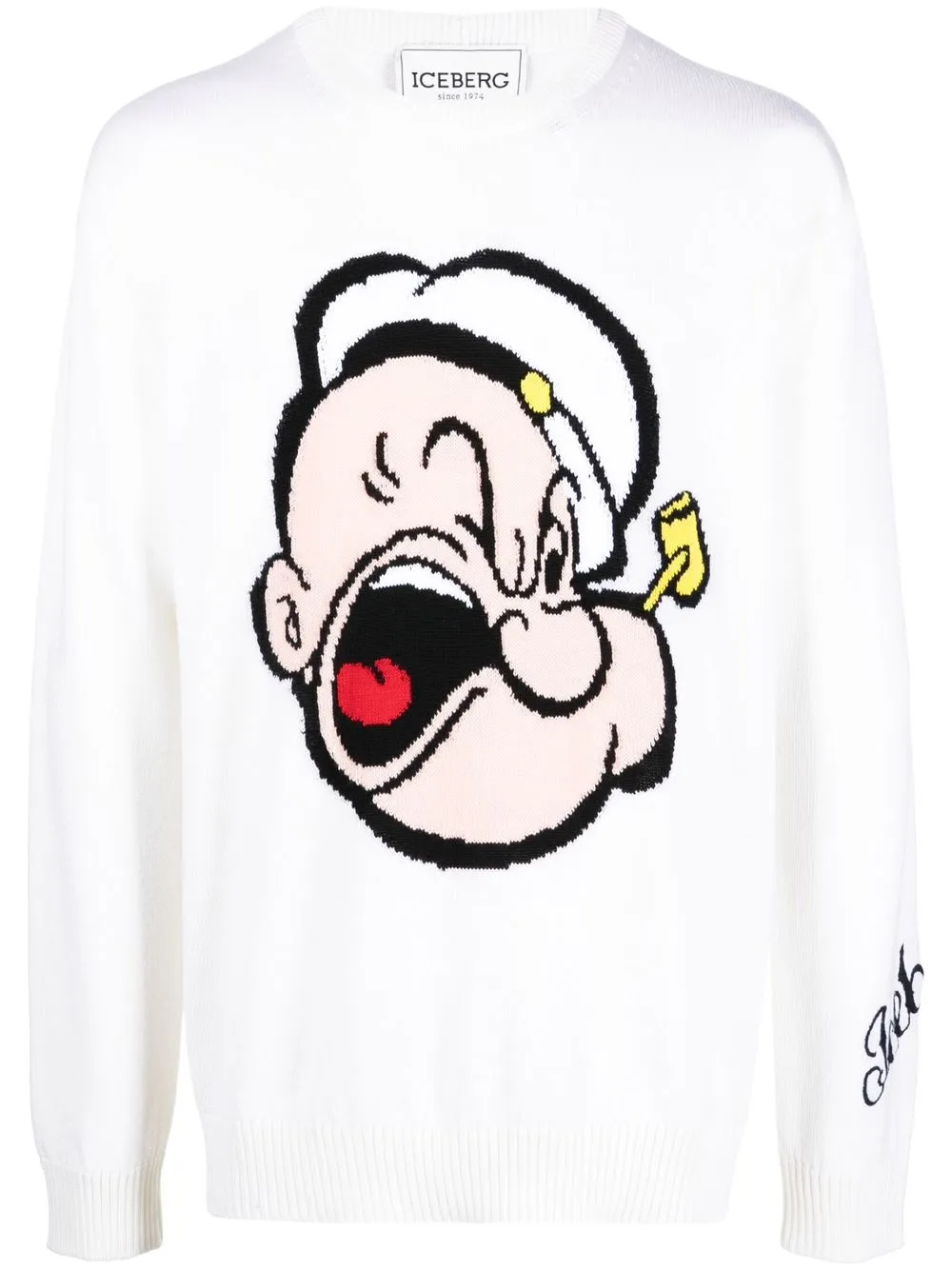 

Iceberg sudadera con motivo de Popeye - Blanco