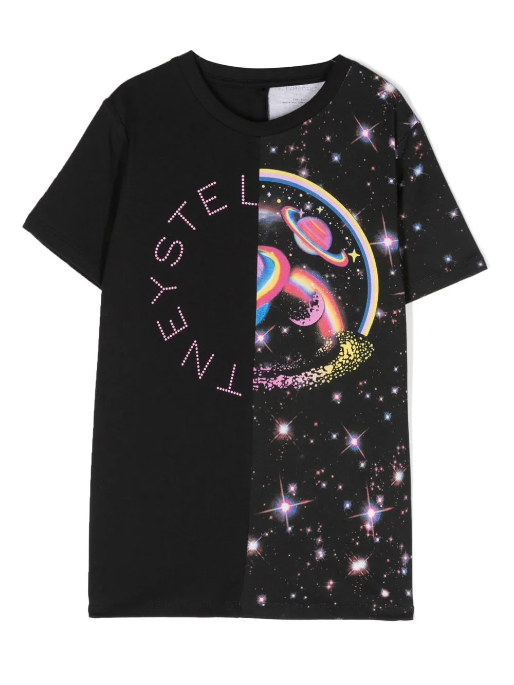 

Stella McCartney Kids playera con estampado gráfico - Negro