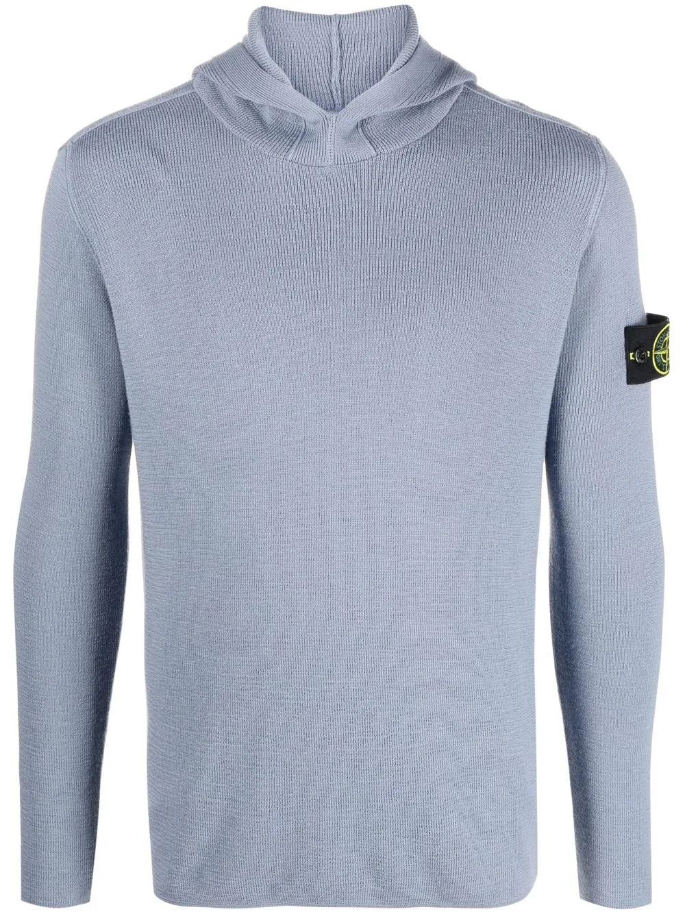 

Stone Island hoodie con parche Compass - Azul