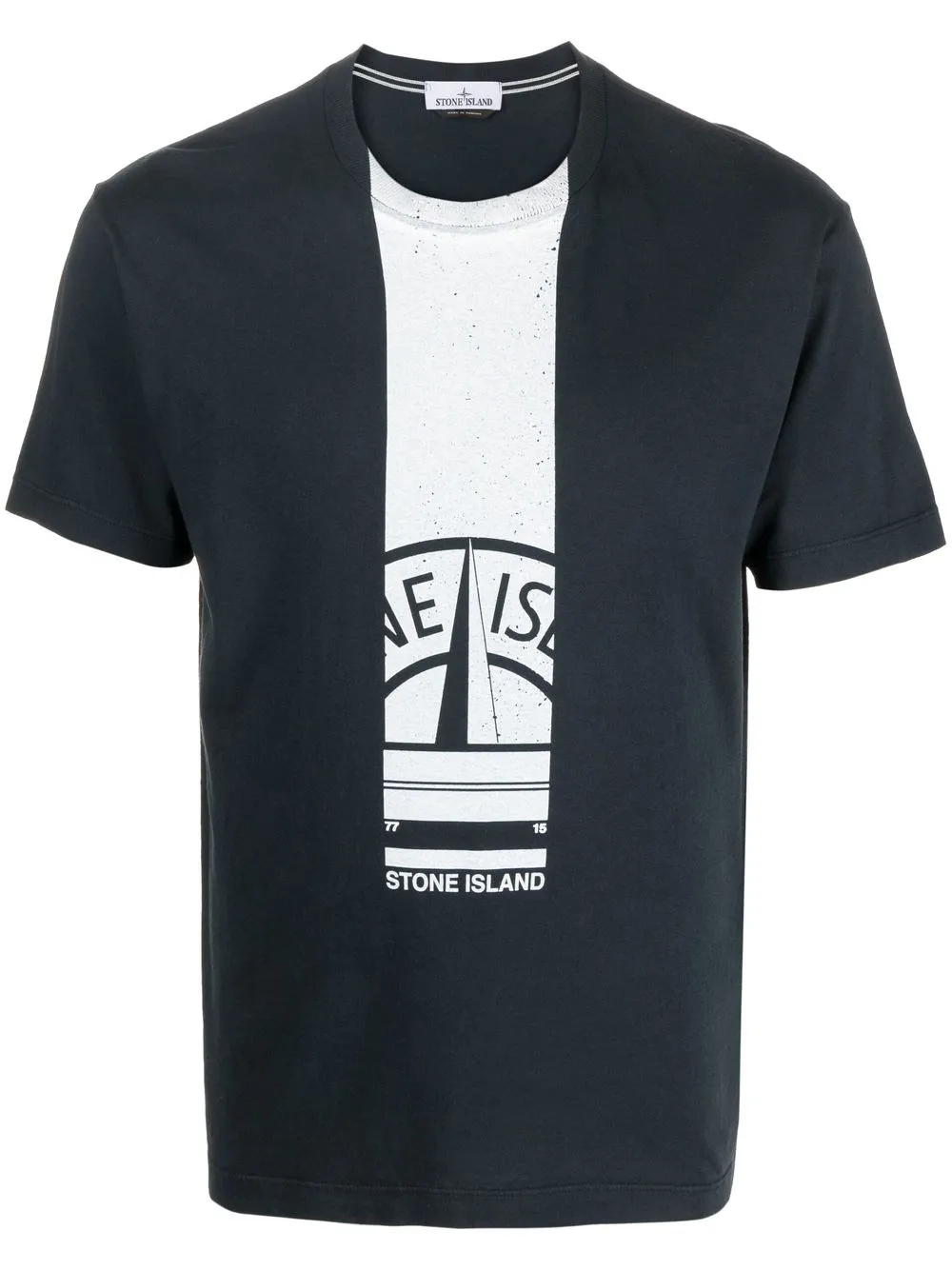 

Stone Island logo-print cotton T-shirt - Brown