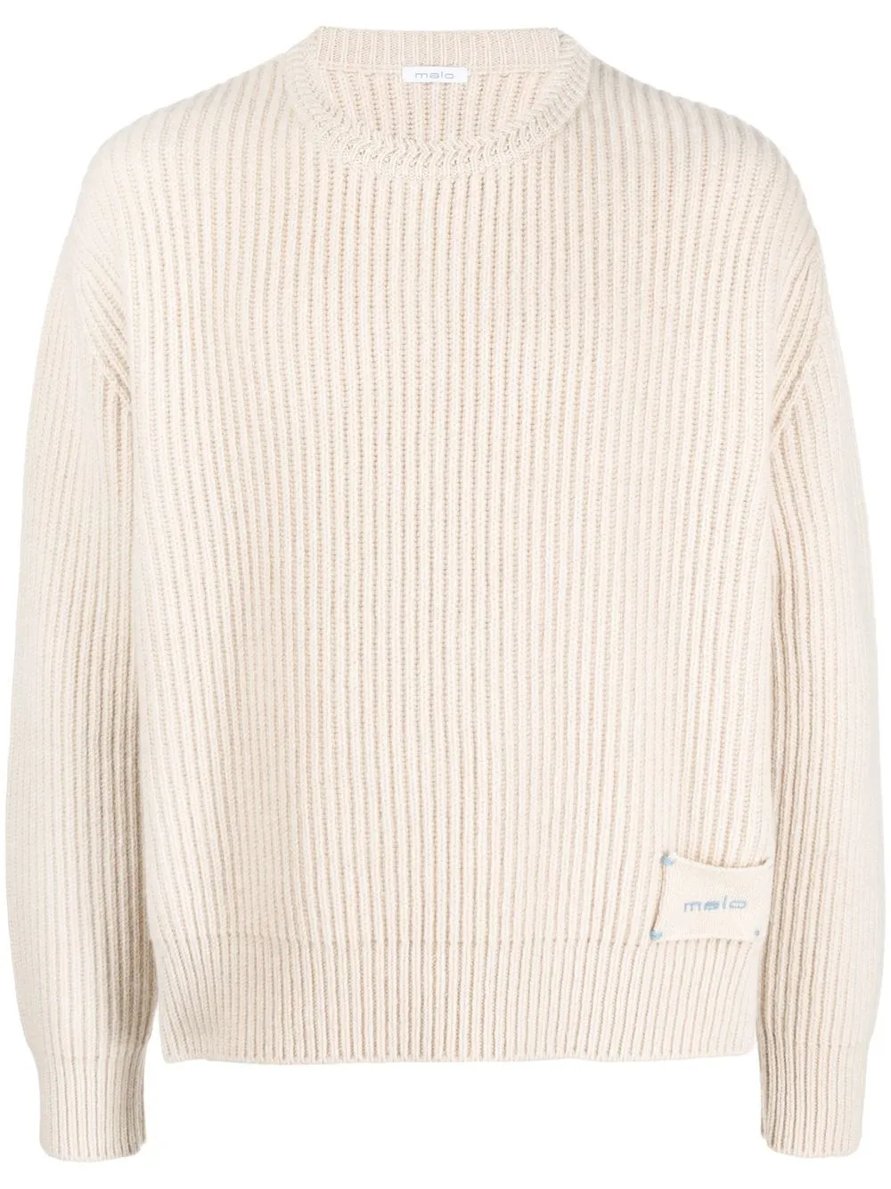 

Malo ribbed-knit cashmere jumper - Neutrals