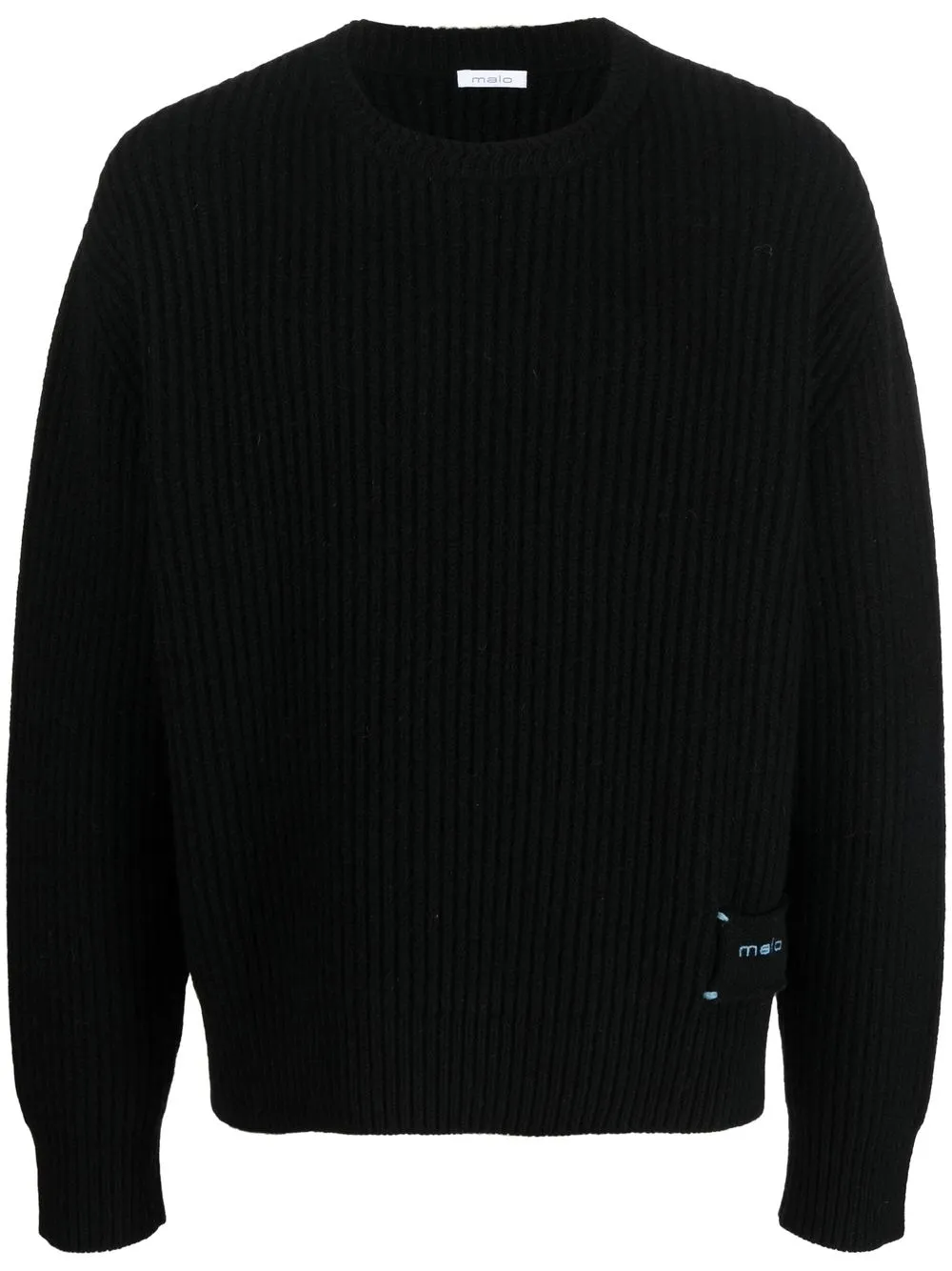 

Malo ribbed-knit cashmere jumper - Black